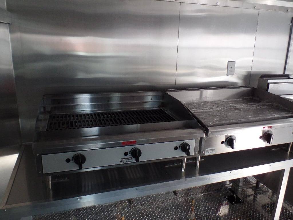 8.5′ x 16′ Concession Food Indigo Blue Trailer With Appliances — photo 5