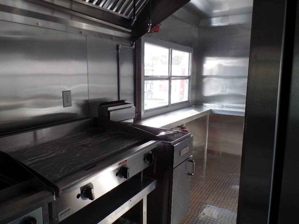 8.5′ x 16′ Concession Food Indigo Blue Trailer With Appliances — photo 2