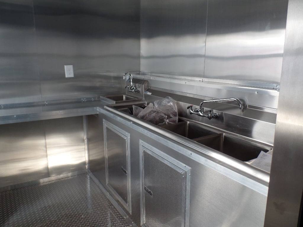 8.5′ x 16′ Concession Food Indigo Blue Trailer With Appliances — photo 3