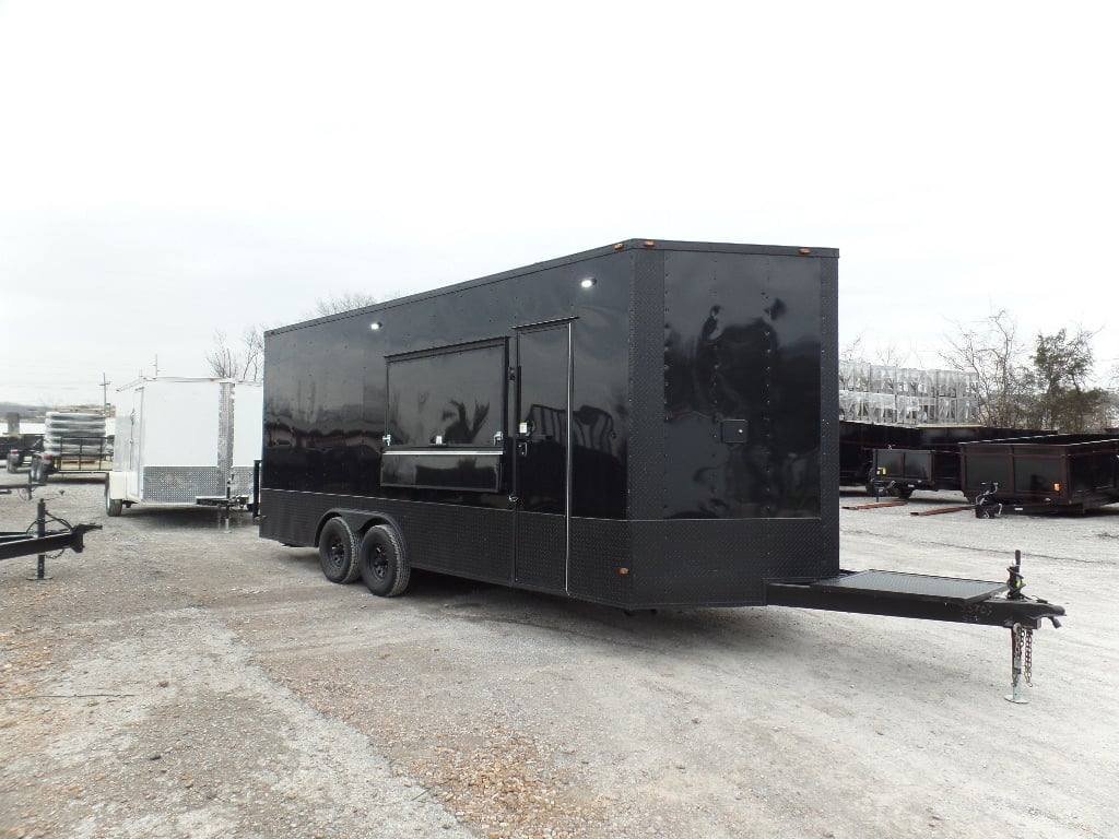 8.5′ x 20′ Black Out Concession Food Catering Event Trailer — photo 3