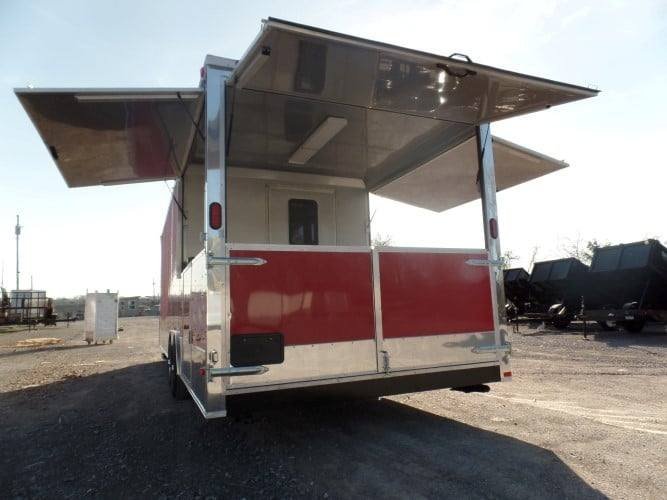 8.5′ x 26′ Concession Trailer Red BBQ Food Event Vending — photo 10