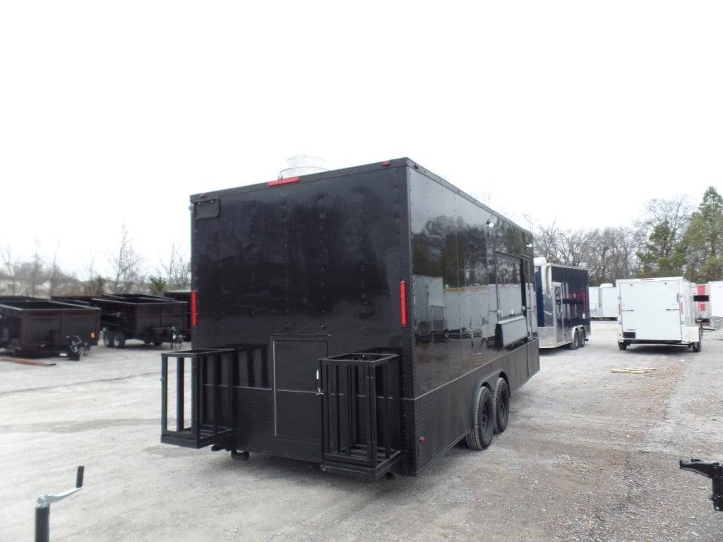 8.5′ x 20′ Black Out Concession Food Catering Event Trailer — photo 9