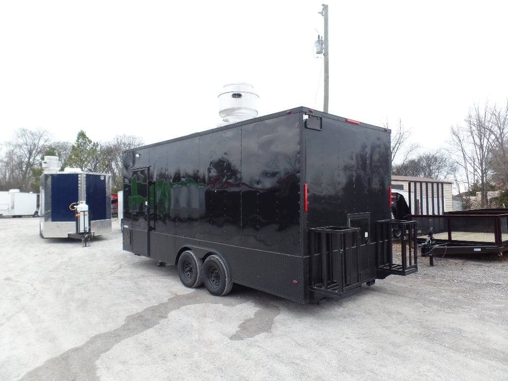 8.5′ x 20′ Black Out Concession Food Catering Event Trailer — photo 10