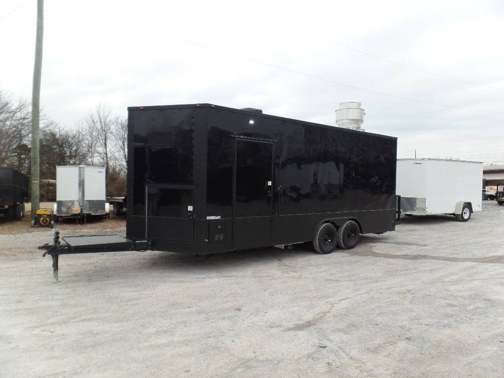8.5′ x 20′ Black Out Concession Food Catering Event Trailer — photo 13