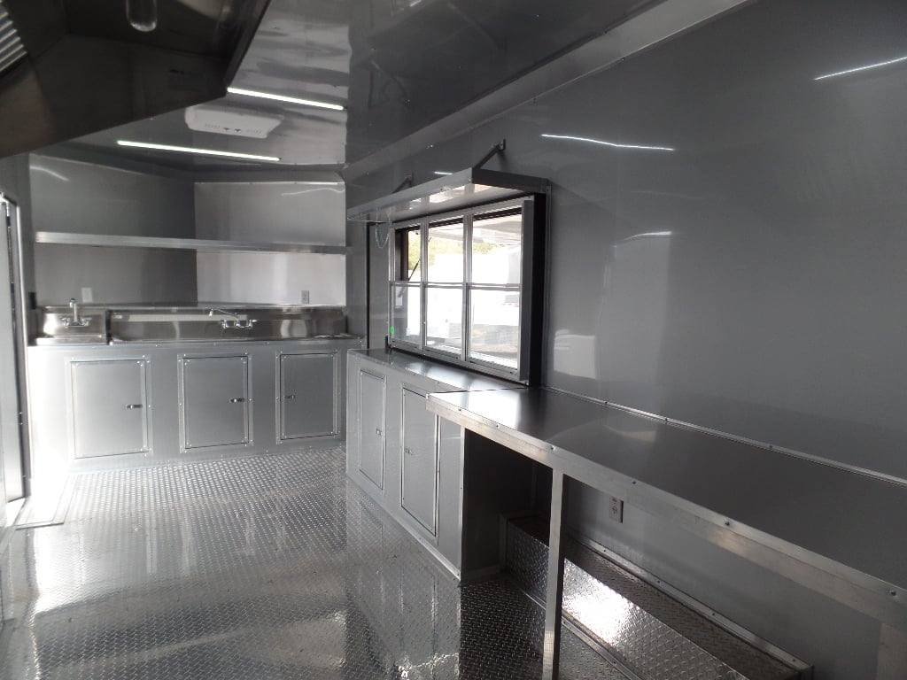 8.5′ x 20′ Black Out Concession Food Catering Event Trailer — photo 12