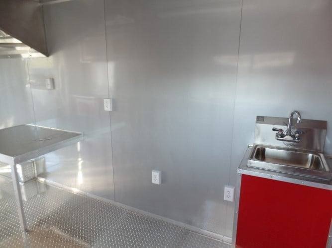 8.5′ x 26′ Concession Trailer Red BBQ Food Event Vending — photo 8