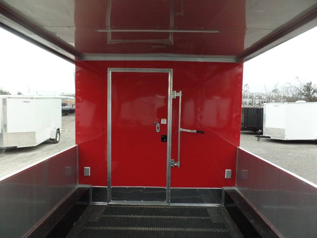 8.5′ x 24′ Concession Red BBQ Food Event Catering Trailer — photo 9