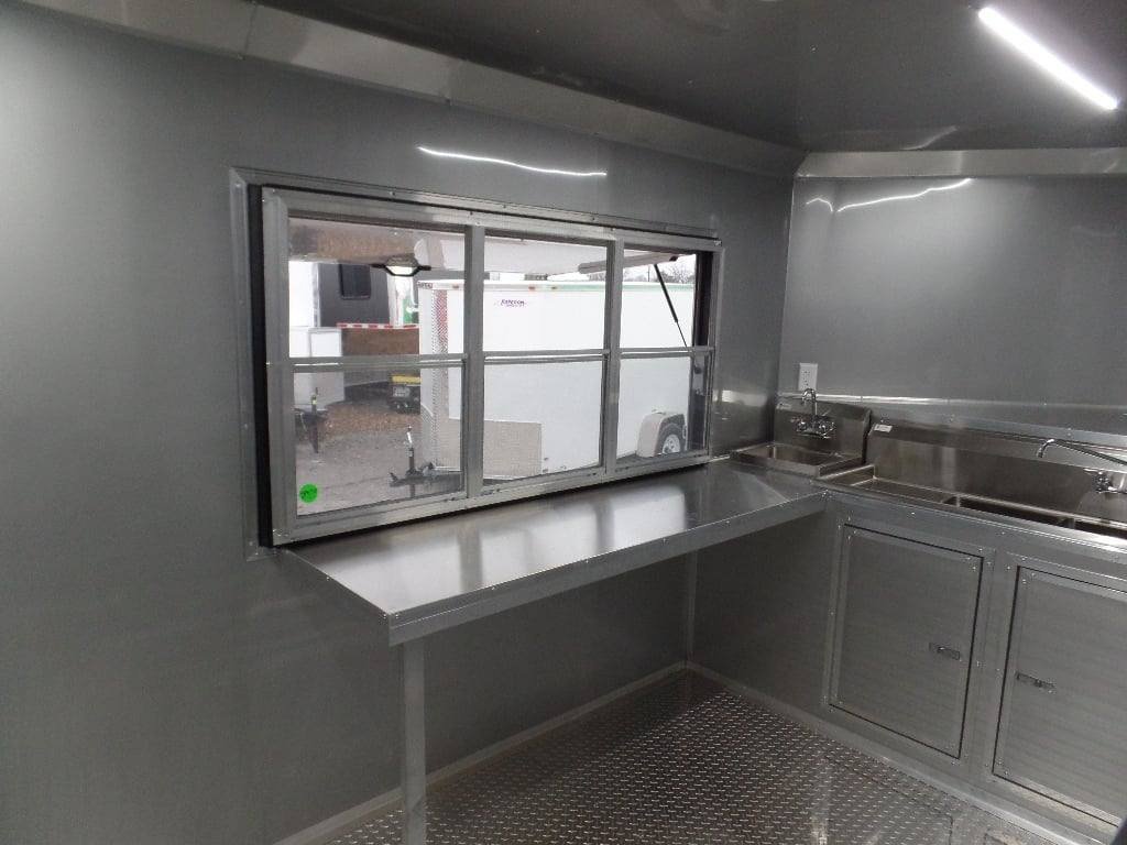 8.5′ x 24′ Concession Red BBQ Food Event Catering Trailer — photo 14