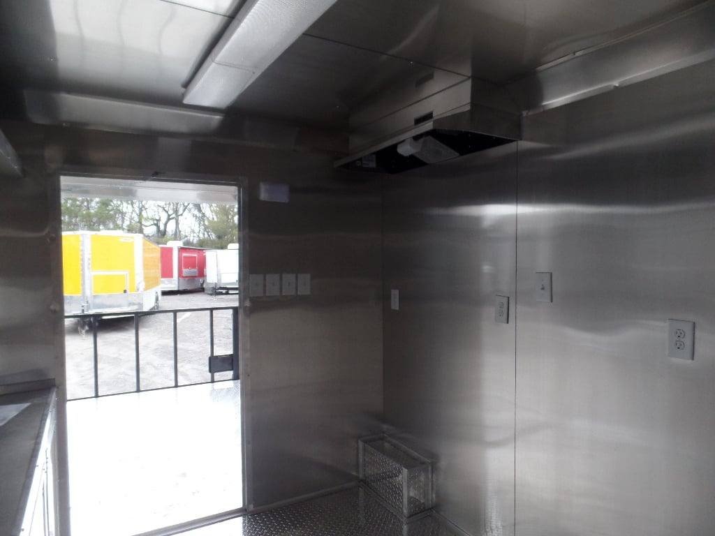 8.5′ x 22′ Concession Food Trailer White Catering Event — photo 10