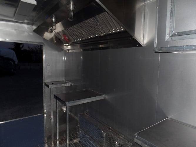 8.5′ x 18′ Concession Trailer White Food Event Catering Trailer — photo 12