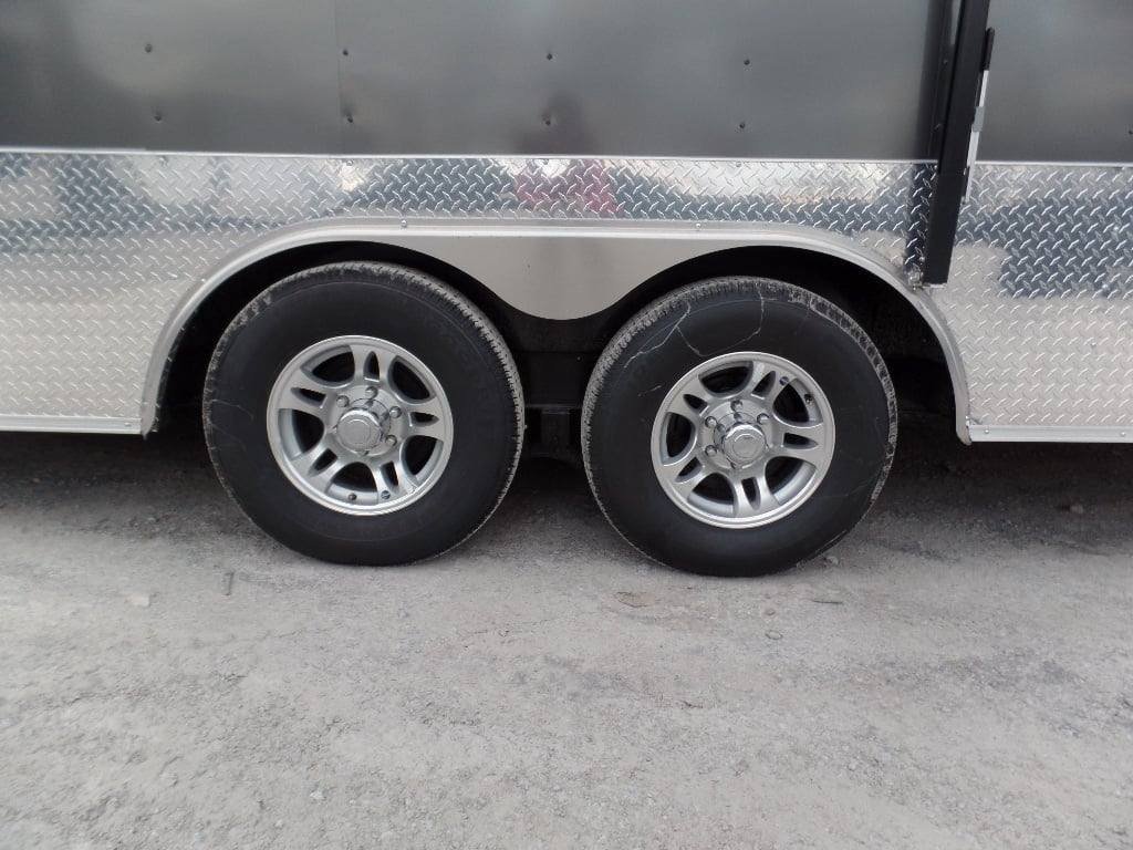 8.5′ x 24′ Concession Food Trailer Charcoal Grey — photo 5