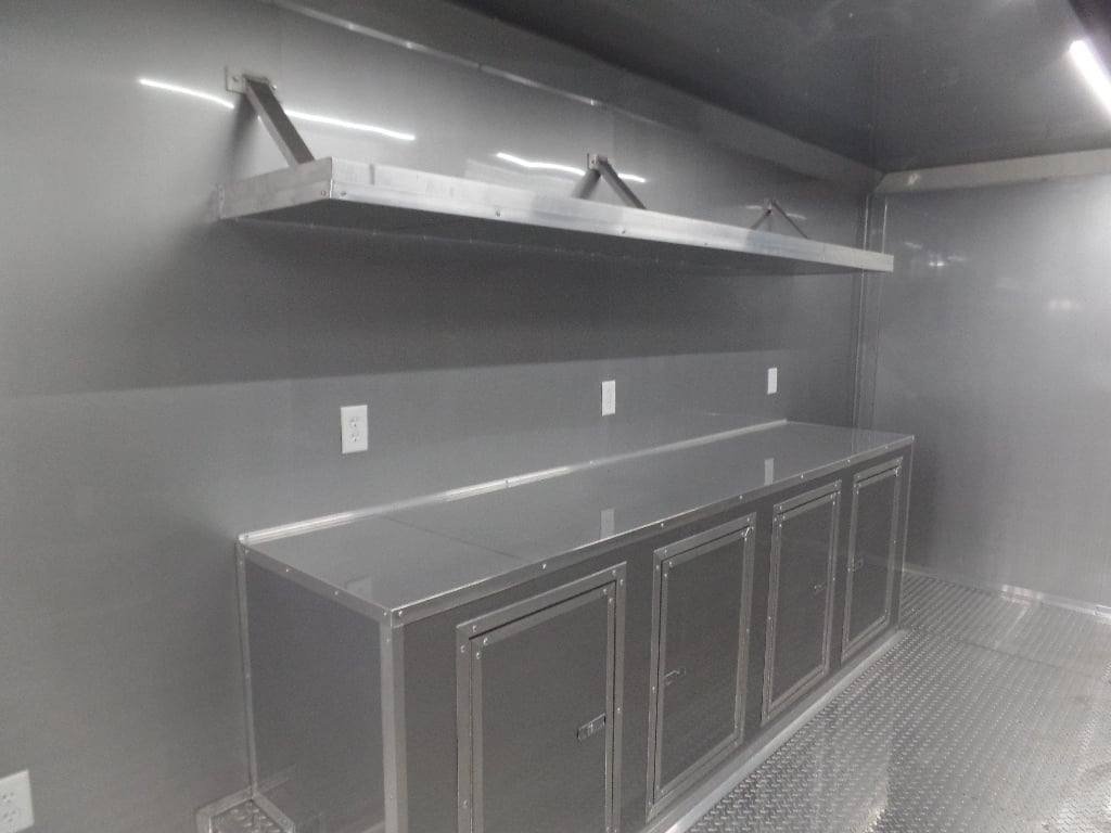 8.5′ x 24′ Concession Food Trailer Charcoal Grey — photo 10