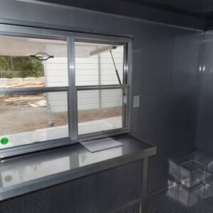 8.5 x 20 red BBQ trailer with 10-foot smoker porch - view 15