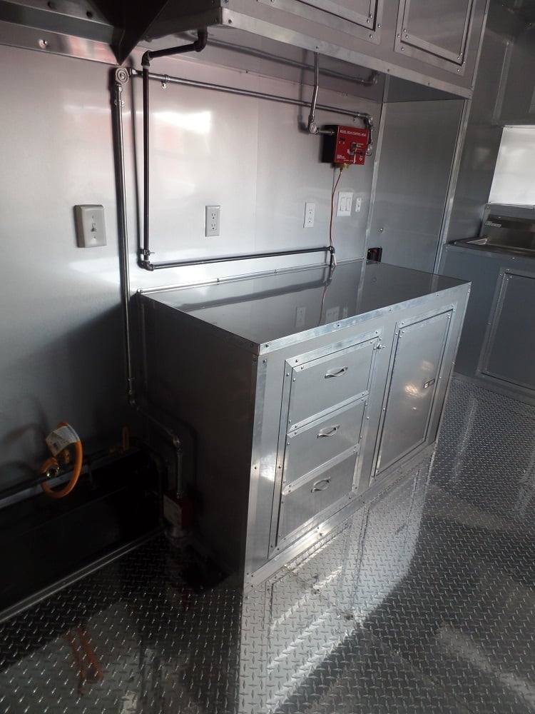 8.5′ x 20′ Concession Food Trailer Black Event Catering — photo 4