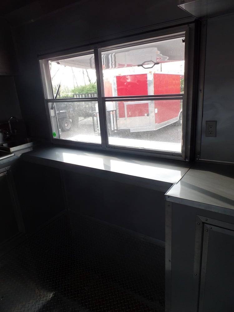 8.5′ x 20′ Concession Food Trailer Black Event Catering — photo 6