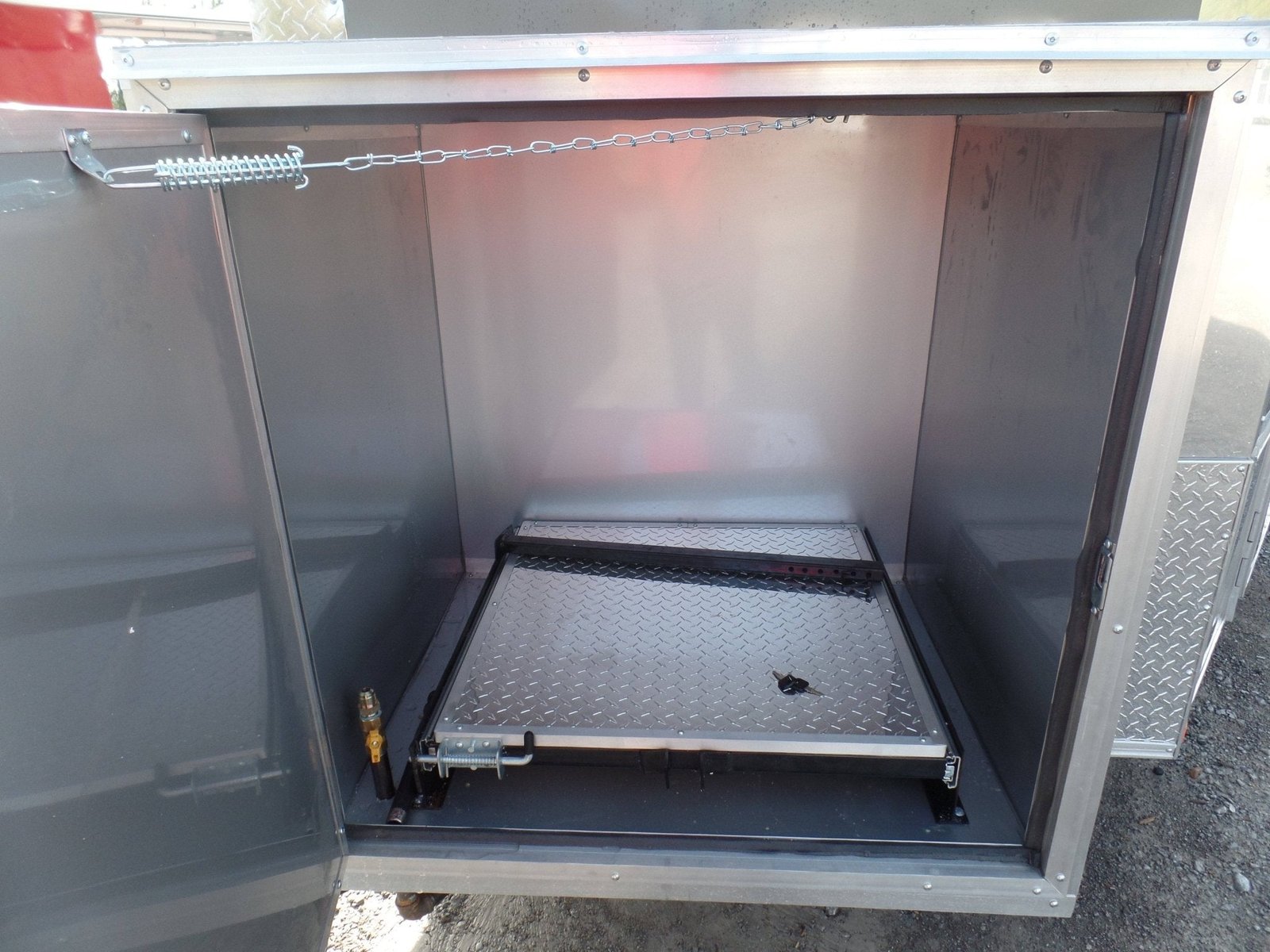 8.5′ x 24′ Concession BBQ Food Trailer Charcoal Gray Event Catering — photo 13