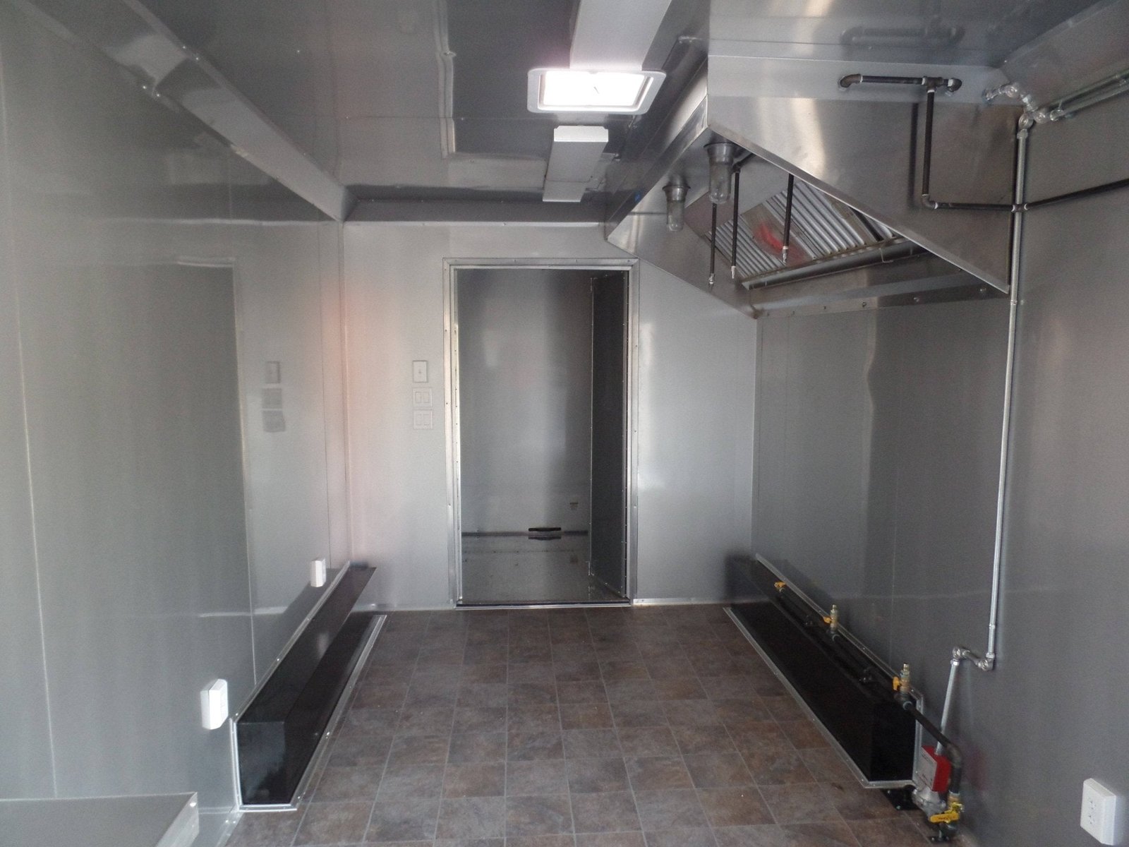 8.5′ x 24′ Concession BBQ Food Trailer Charcoal Gray Event Catering — photo 2