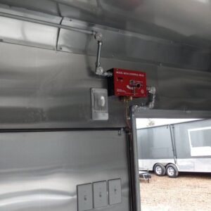 8.5 x 16 white concession trailer with insulated interior - view 7