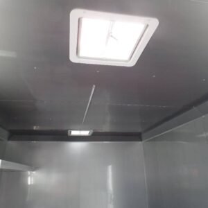 8.5 x 22 Red Pizza Trailer with 6-foot marquee concession window - view 12