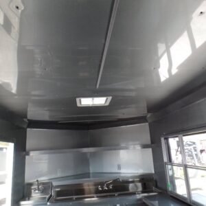 8.5 x 22 Red Pizza Trailer with 6-foot marquee concession window - view 14