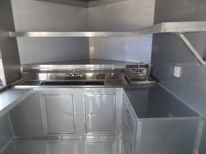 8.5′ x 21′ Concession BBQ Food Trailer Event Catering — photo 12