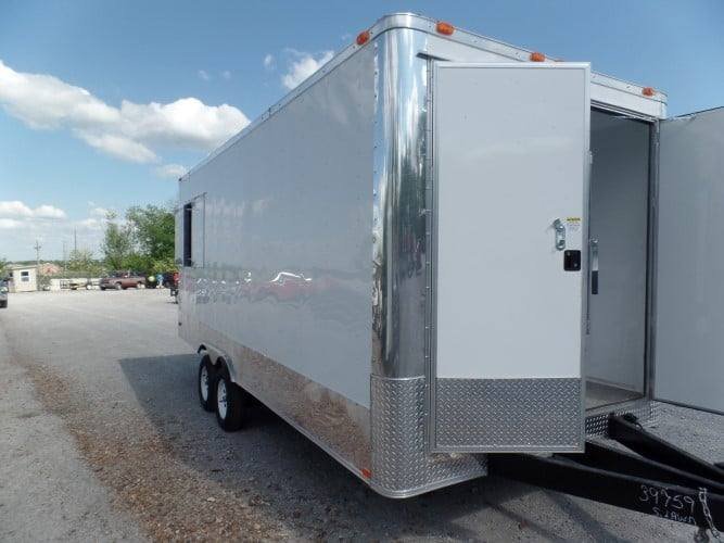 8.5 x 20 Concession Food Trailer White Event Catering — photo 5