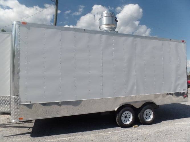8.5 x 20 Concession Food Trailer White Event Catering — photo 4