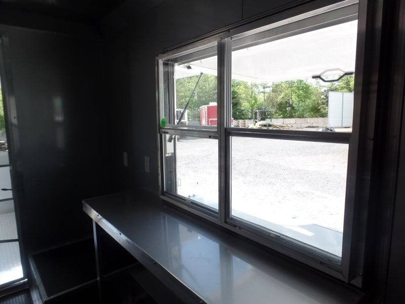 8.5′ x 30′ Concession Food Trailer White BBQ Event Catering — photo 15