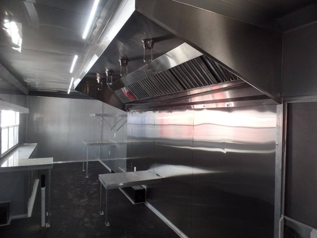 8.5′ x 30′ Food Catering Event Emerald Green Concession Trailer — photo 13