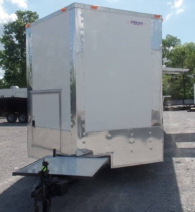 8.5′ x 30′ Concession Food Trailer White BBQ Event Catering — photo 13