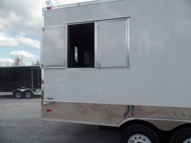 8.5 x 20 Concession Food Trailer White Event Catering — photo 6
