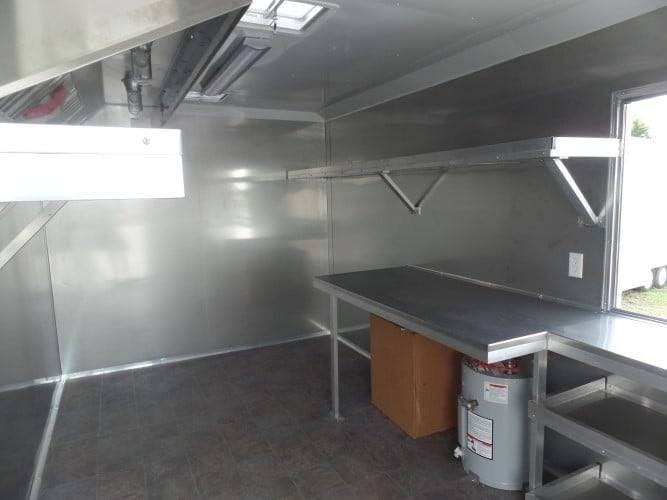 8.5 x 20 Concession Food Trailer White Event Catering — photo 2