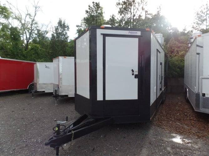 8.5′ x 24′ White Concession BBQ Food Trailer With Appliances — photo 3