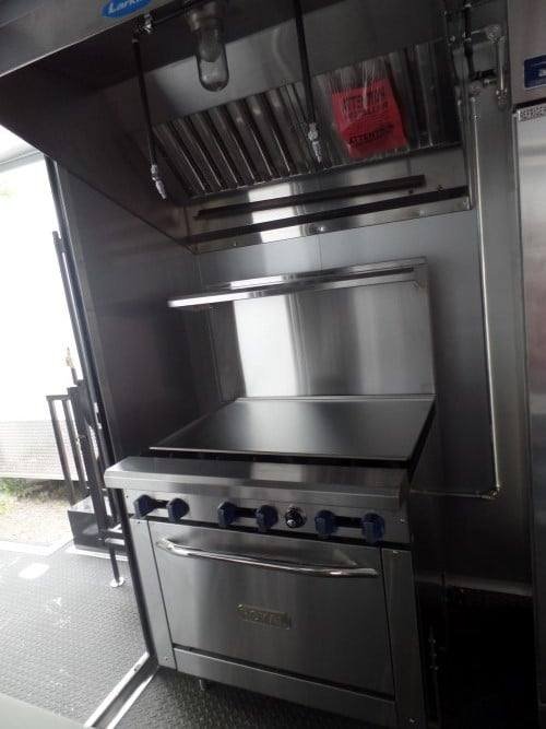 8.5′ x 24′ White Concession BBQ Food Trailer With Appliances — photo 8