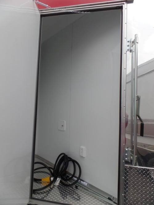 8.5′ x 16′ Concession Food Event Catering Trailer Red — photo 4