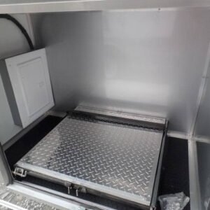 8.5 x 16 red concession trailer with 12-foot service window - view 13