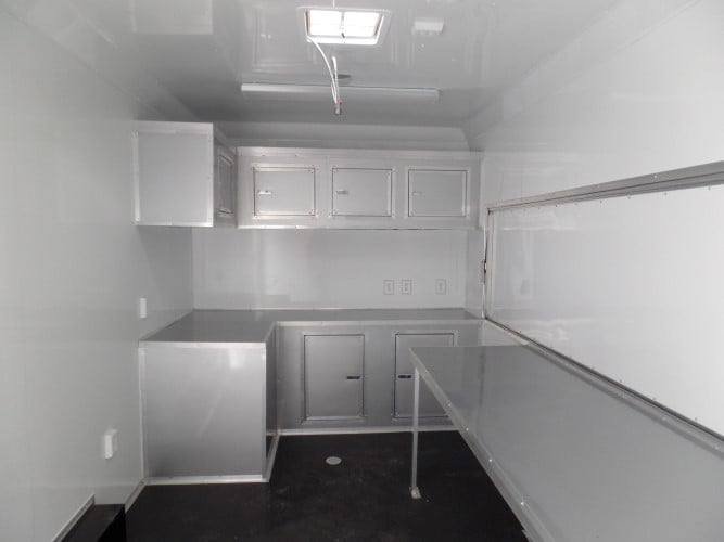 8.5′ x 16′ Concession Food Event Catering Trailer Red — photo 5