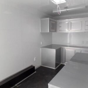 8.5 x 16 red concession trailer with 12-foot service window - view 9