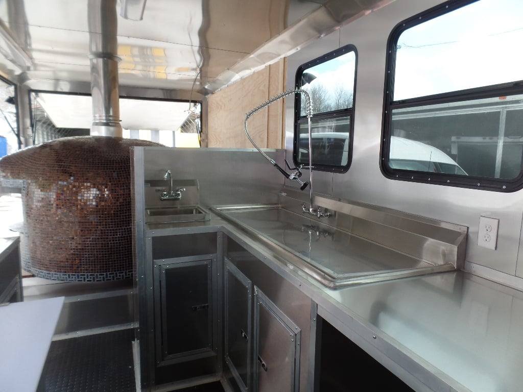 8.5′ x 20′ Pizza Event Concession Food Trailer With Appliances — photo 2