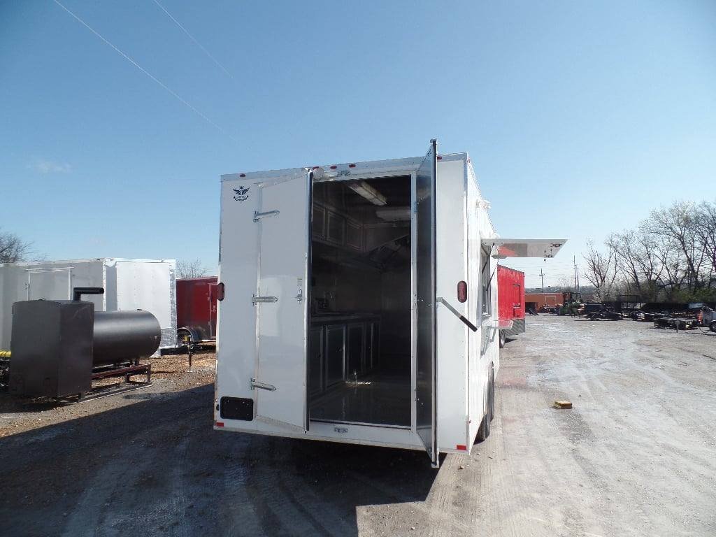 8.5′ x 20′ White Catering Concession Food Trailer — photo 14