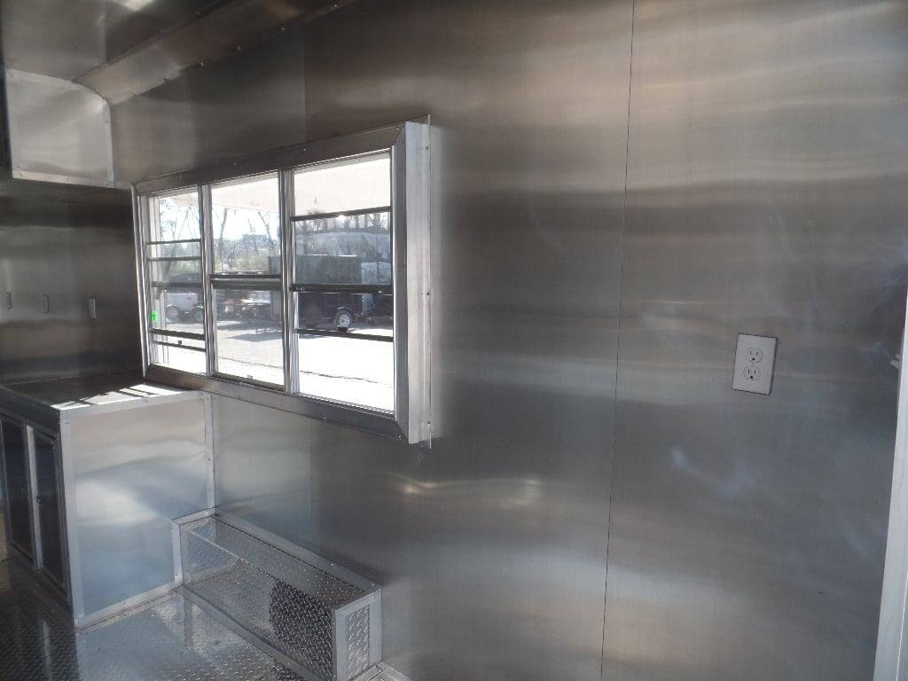 8.5′ x 20′ White Catering Concession Food Trailer — photo 12