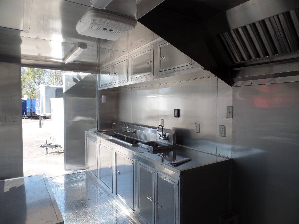8.5′ x 20′ White Catering Concession Food Trailer — photo 10