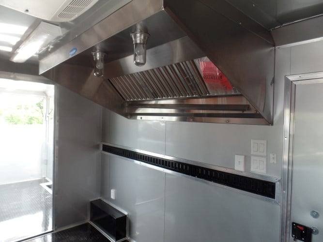 8.5′ x 24′ Concession BBQ Food Trailer Orange Event Catering — photo 15