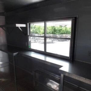 8.5 x 16 red catering trailer with insulated event kitchen - view 9