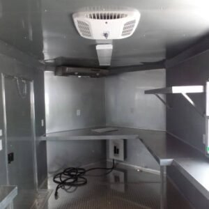 8.5 x 16 red catering trailer with insulated event kitchen - view 10
