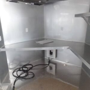 8.5 x 16 red catering trailer with insulated event kitchen - view 15
