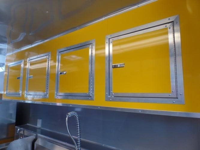 8.5′ x 30′ Concession Food Trailer Lime Green — photo 5