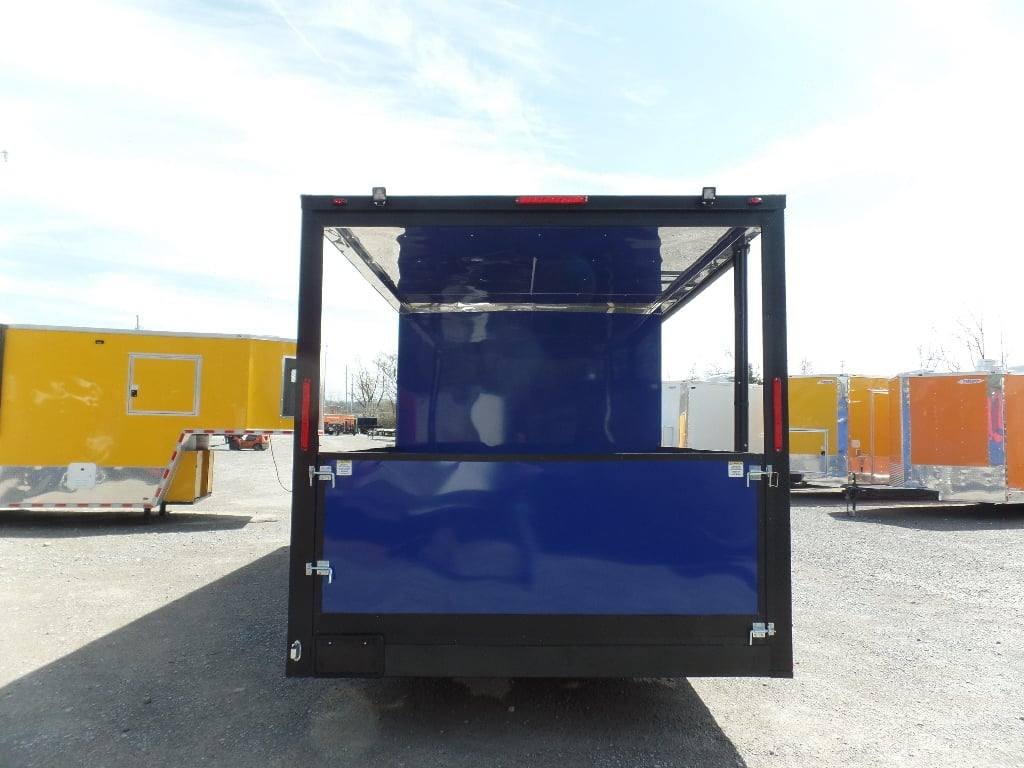 8.5′ x 24′ Concession Cobalt Blue Event Food Trailer — photo 3