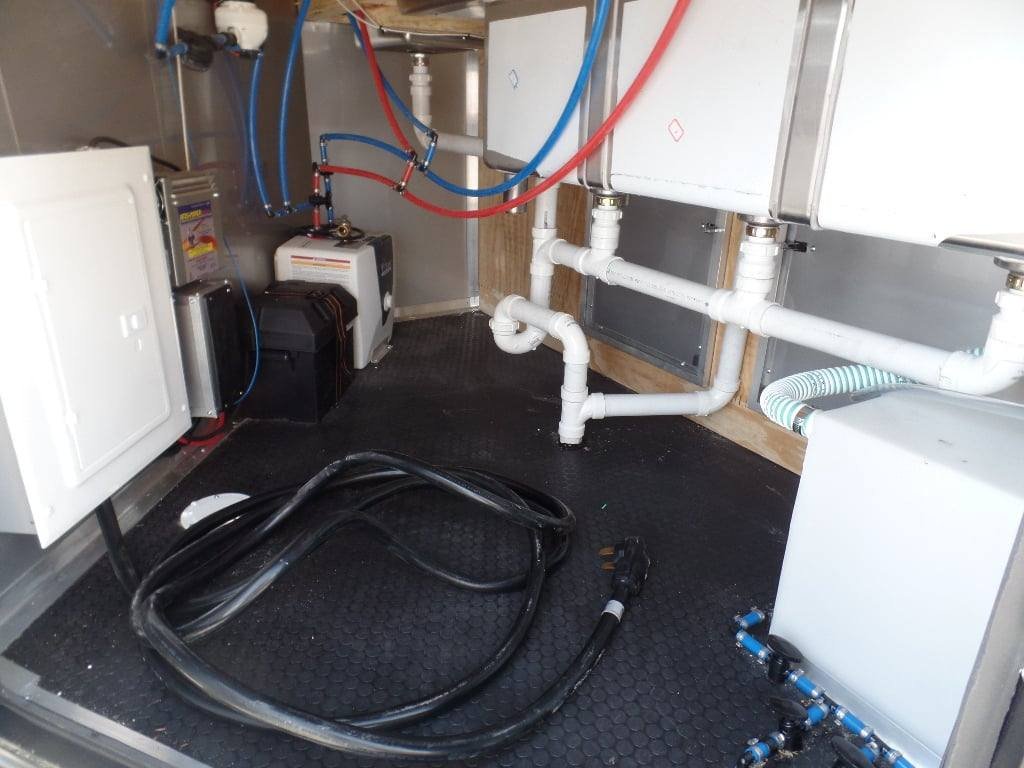 8.5′ x 24′ Concession Cobalt Blue Event Food Trailer — photo 13