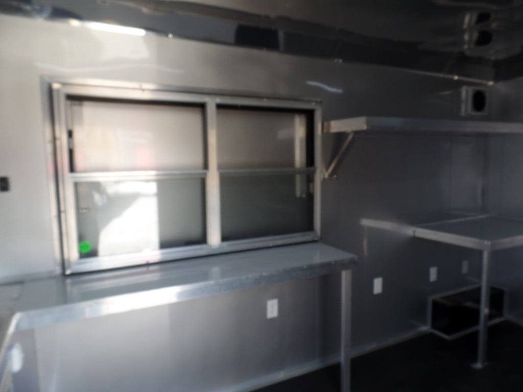 8.5′ x 24′ Concession Cobalt Blue Event Food Trailer — photo 7